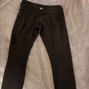 Lululemon size 4 Black cotton leggings